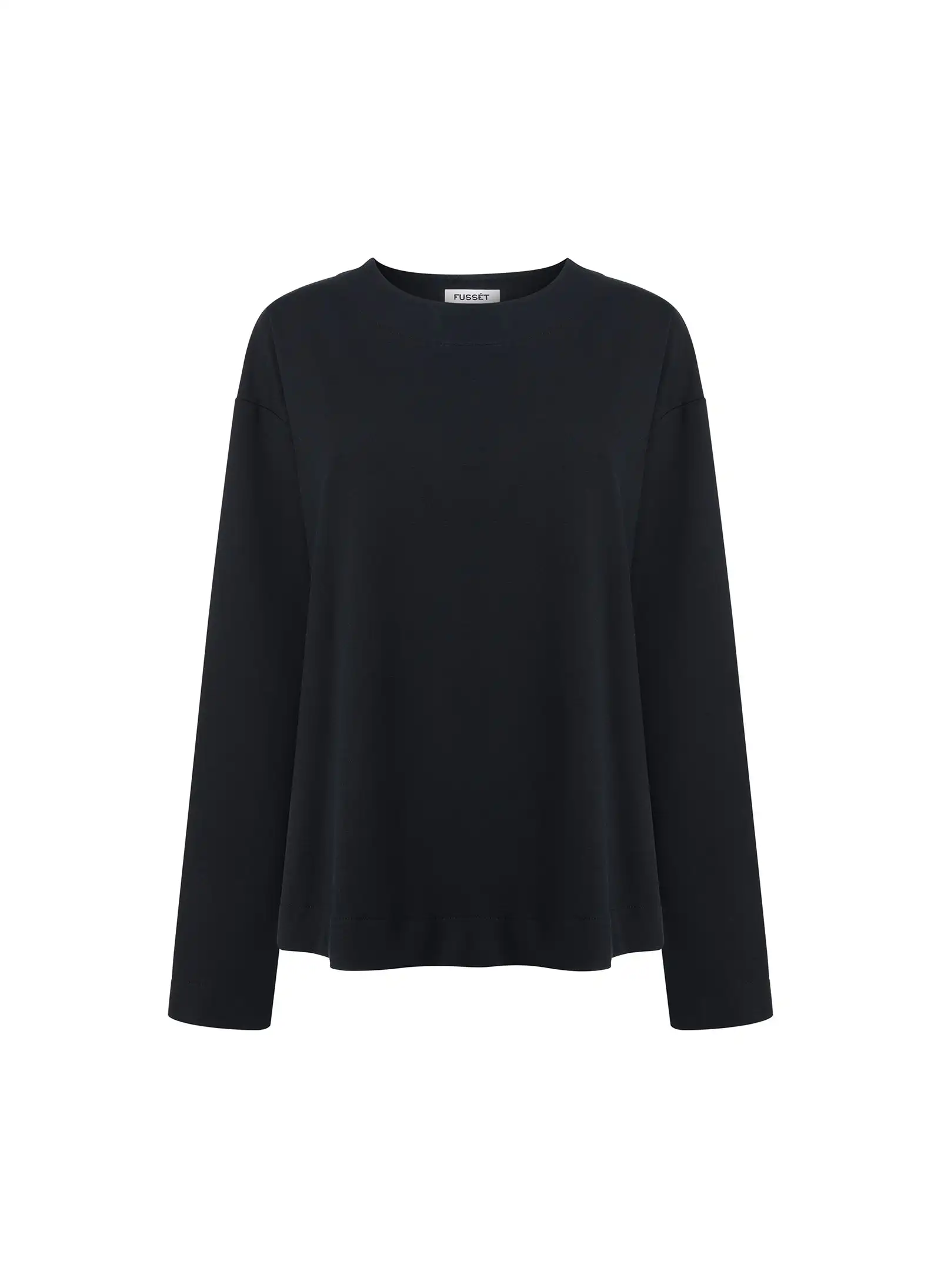 Elegancka wiskozowa bluza dresowa oversize w kolorze czarnym - obrazek 5
