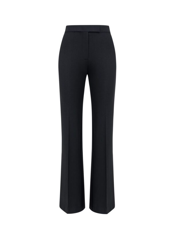 Elegant women’s viscose sweatpants in black