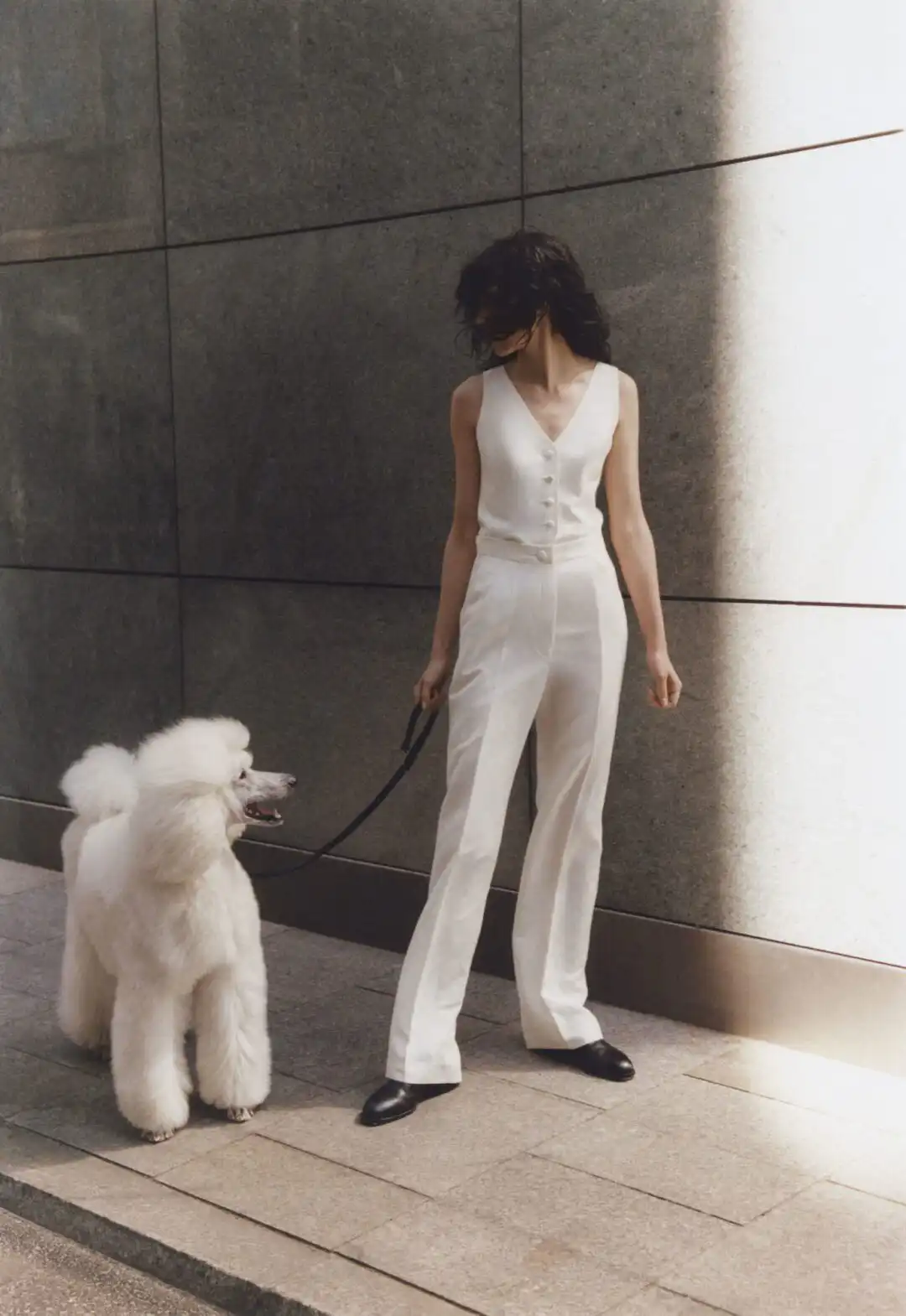 Relaxed-fit trousers in white linen and silk by Loro Piana - Image 6