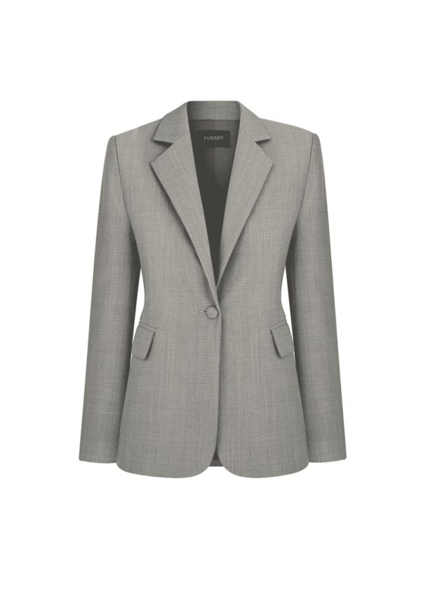 Tailored grey wool Fusetka blazer